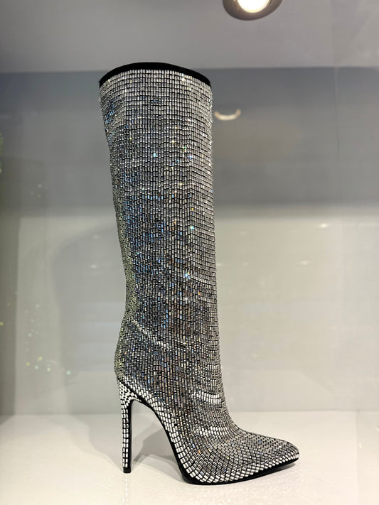 Disco Diamond Boots