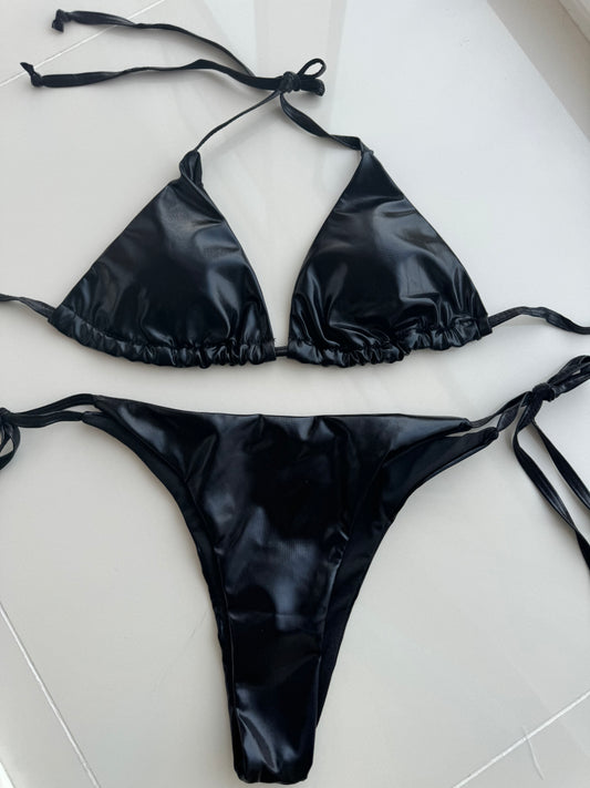 Shiny Bikini black